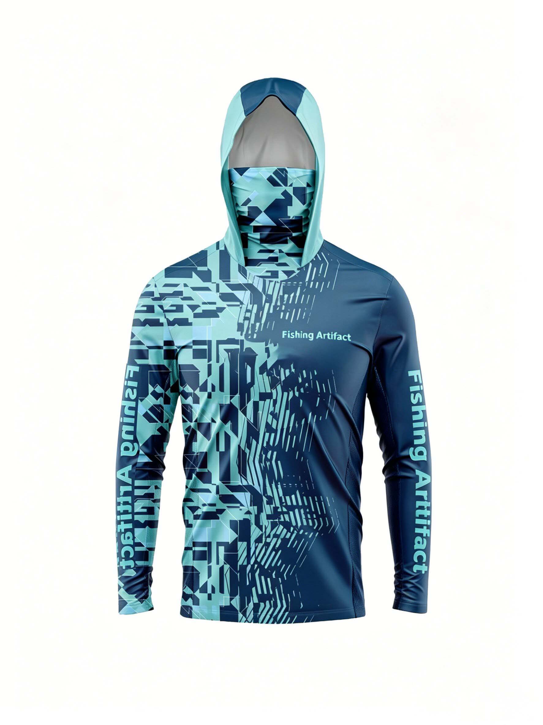 Fishing Mask Sun Protection - Sweat à capuche de pêche pour