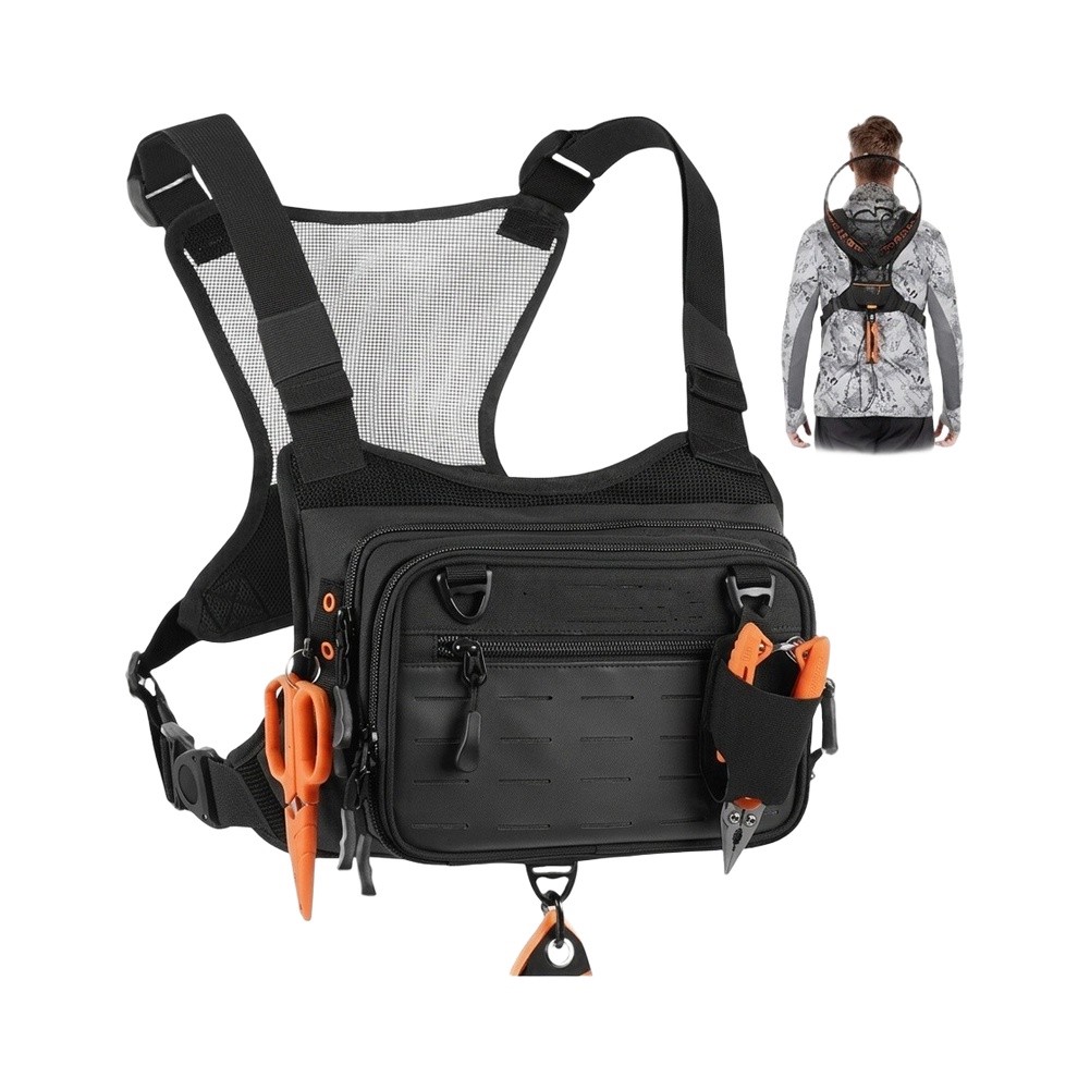 Fishing Vest - Sac à dos de pêche à