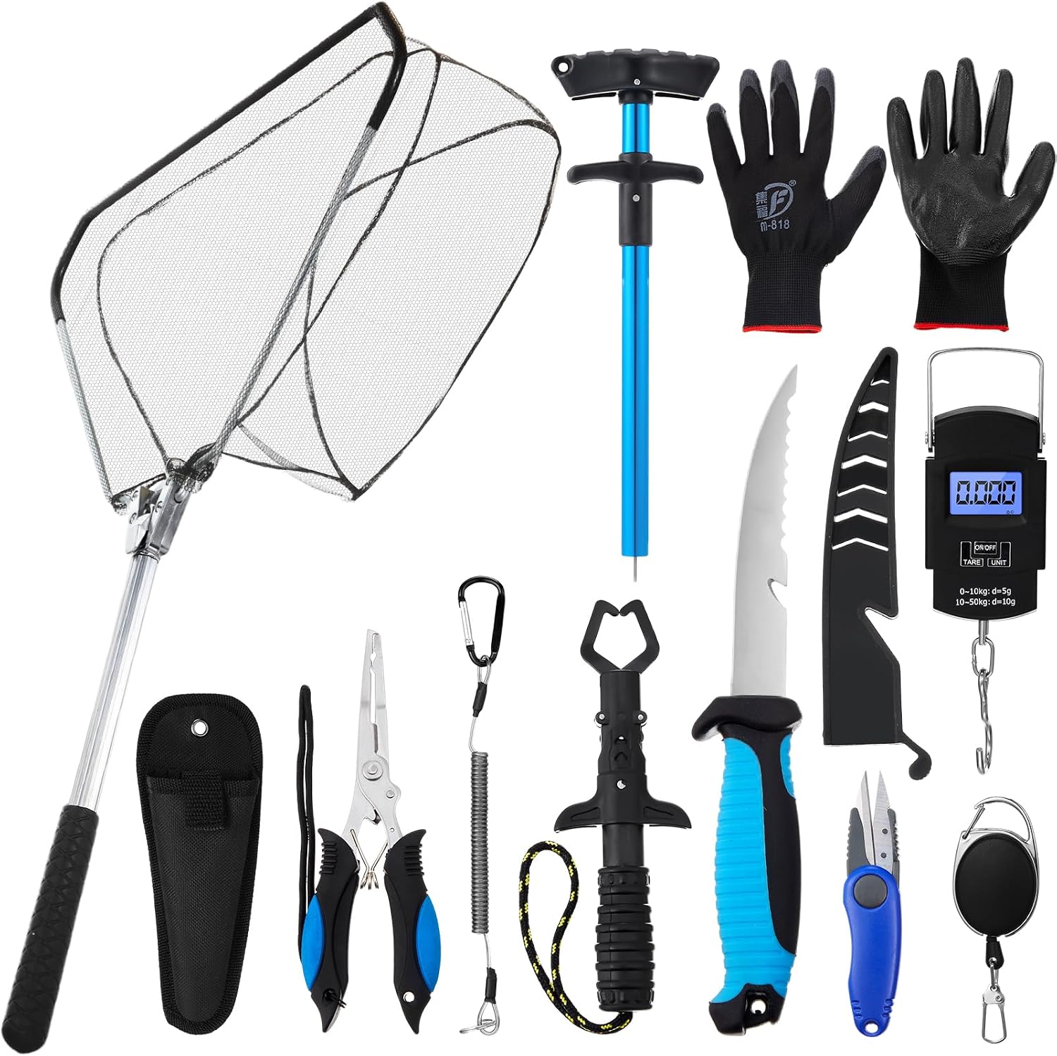 Fishing Gloves - Ensemble d'outils de pêche multifonctions, 10