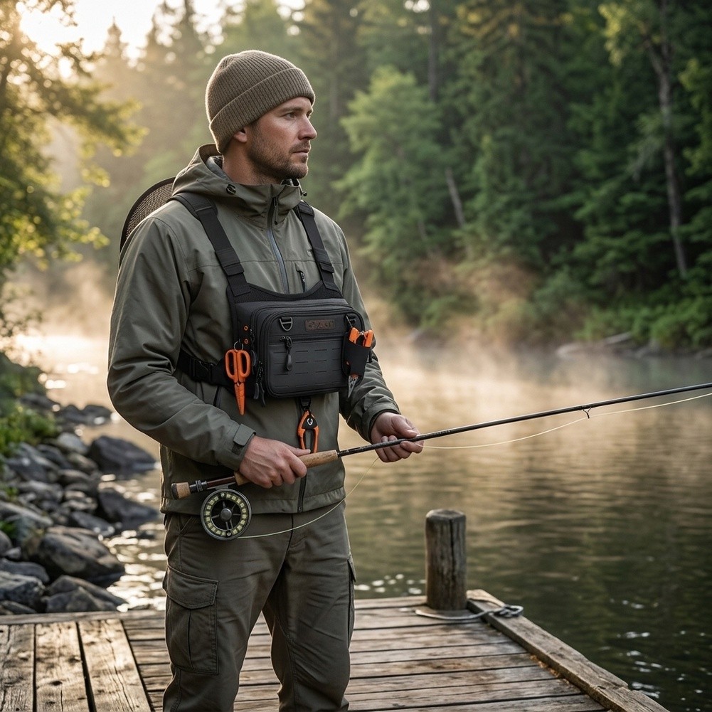 Sac à dos de pêche à la mouche - Fishing Vest avis et prix