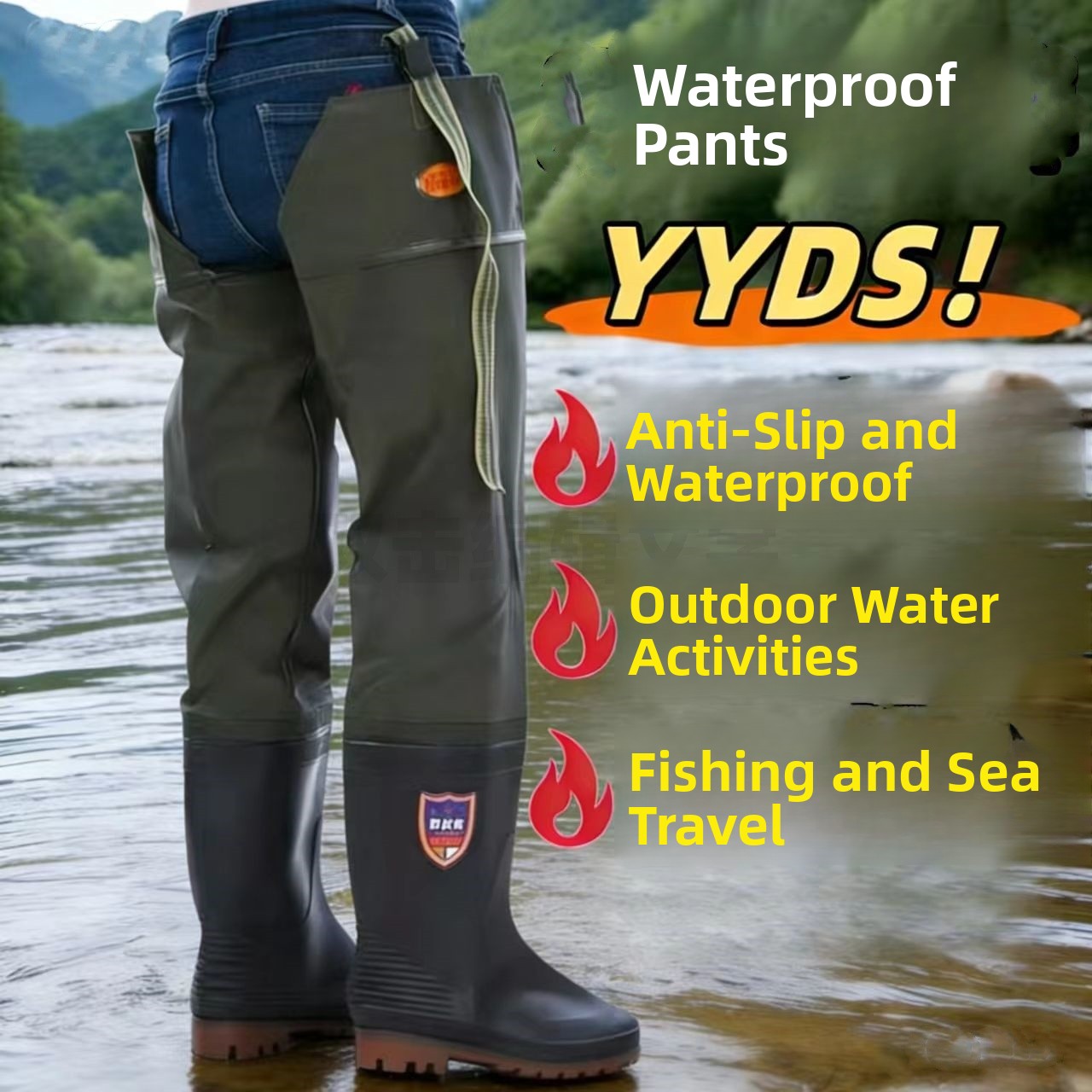 Bottes de pluie épaisses monta - Fishing Pants Waterproof avis et prix