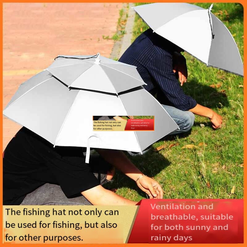Chapeau parapluie double couch - Fishing Hat avis et prix